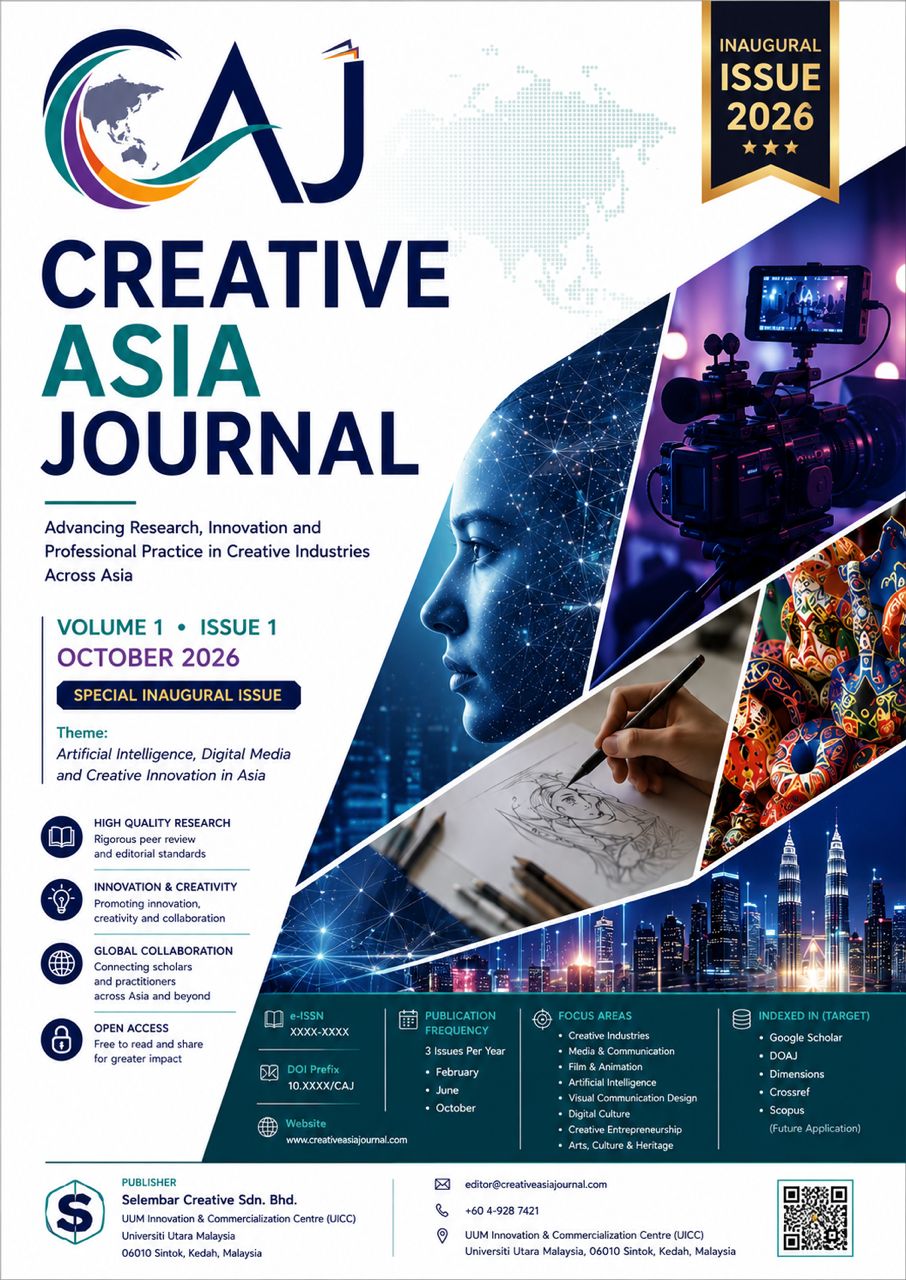Creative Asia Journal inaugural issue 2026 cover